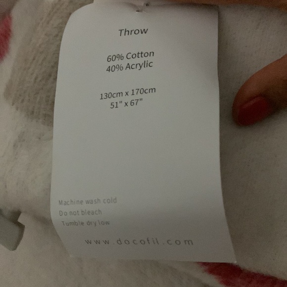 Mushroom (red/white) Cotton/Acrylic Autumn Throw 🍄 🍄🍄🍄🍄🍄🍄🍄🍄🍄🍄🍄🍄🍄🍄 - Picture 4 of 4